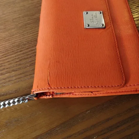 Project - Lauren Ralph Lauren Orange Crossbody Wallet - Picture 10 of 16